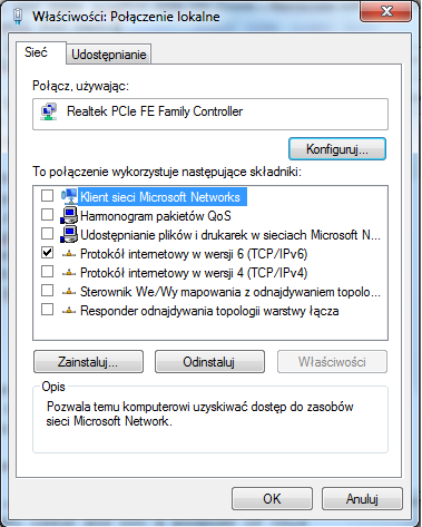 Connection Properties