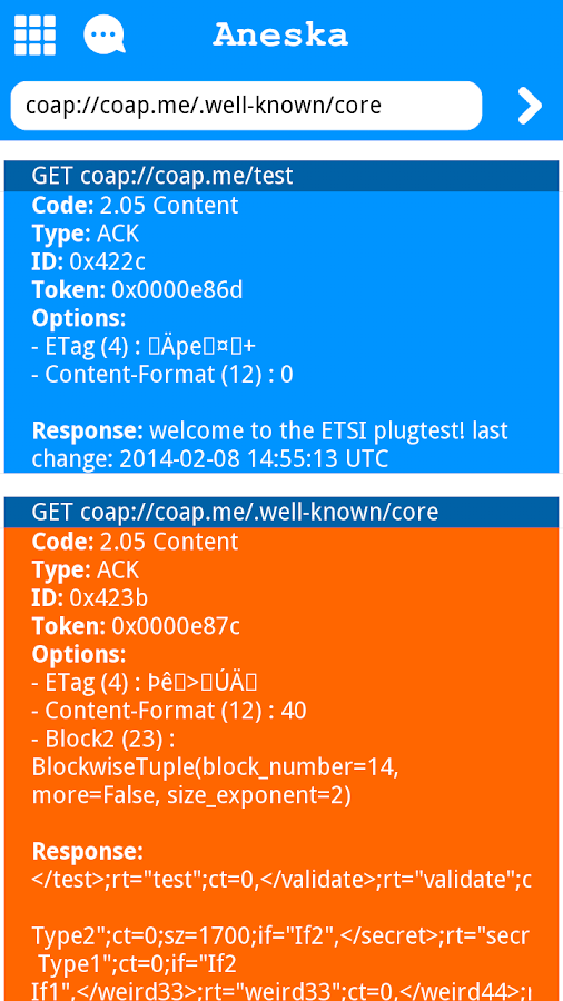 Aneska Android App Screen